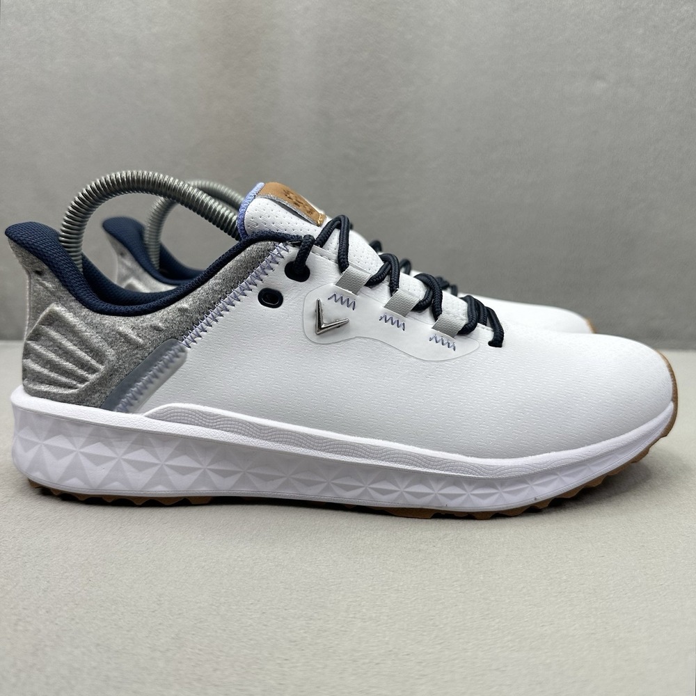 Callaway La Jolla SL Womens Size 8.5 Golf Shoes White / Gray Spikeless EXCELLENT